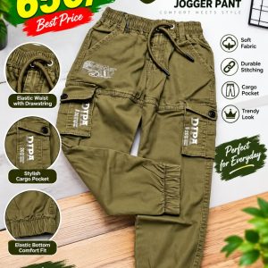Boys Cargo Jogger Pants